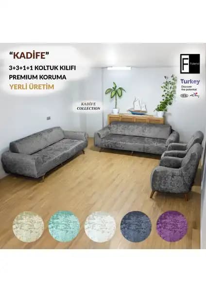 Faiend KADİFE ve riselerhome Balpeteği Kanepe Örtüsü Karşılaştırması 1