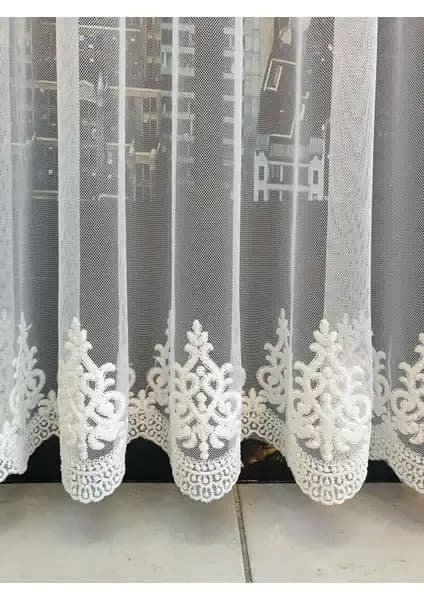 Farbateks Yıldız Desen ve Lüks House Grek Etek Tül Perde Karşılaştırması 2