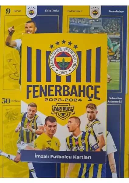 Fenerbahçe 2023-2024 Sezonu İmzalı Taraftar Kartları Koleksiyonu Güvenilir ve Sınırlı Üretim