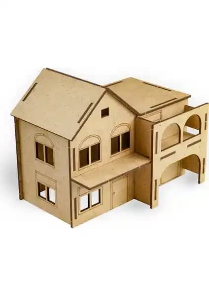 Giftölye Maket Konak: Detaylı ve Estetik Ahşap Miniatür Modeli