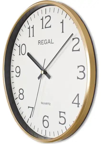 Gowpenart Daktilo Rakamlı Metal Duvar Saati ile Regal 0250 İnce Çerçeve Slim Saatin Detaylı Karşılaştırması 2