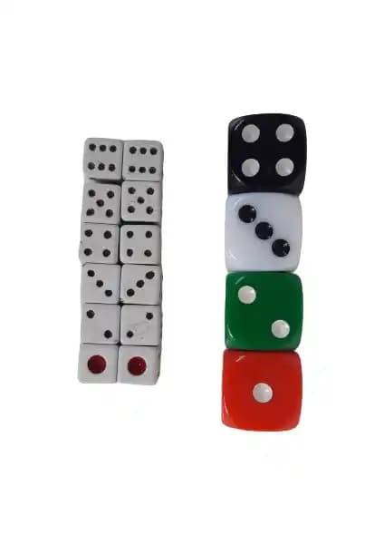 Kaliteli ve Dayanıklı Okey ve Tavla Zarları Seti - Uzun Ömürlü Oyun Malzemeleri