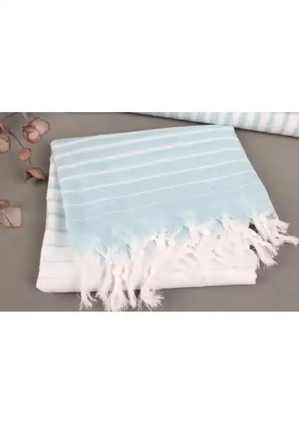 Kayra Export Beyaz-Turkuaz ve Mulberry Makro Peştemal Havlular Karşılaştırması 1