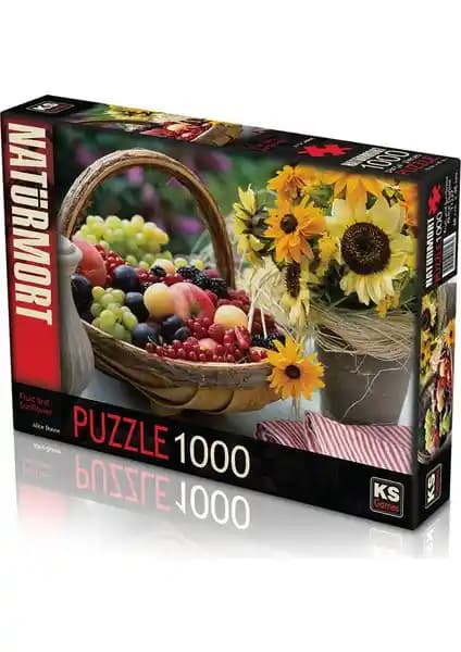 KS Games Fruit and Sunflower Puzzle Doğa ve Meyve Temalı Sanat ve Eğlence Deneyimi