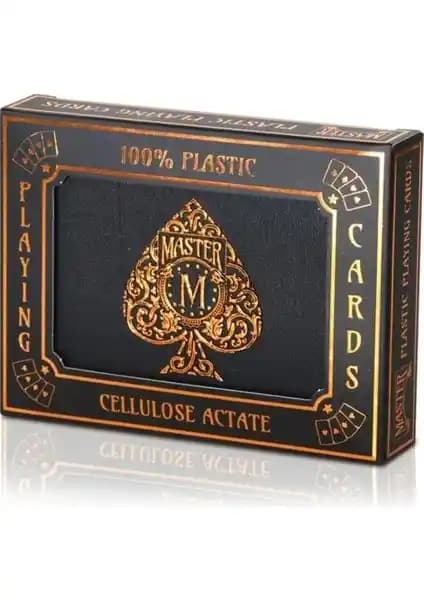 KS GAMES Master Plastik 2'li Oyun Kağıdı Dayanıklı ve Uzun Ömürlü Tasarım