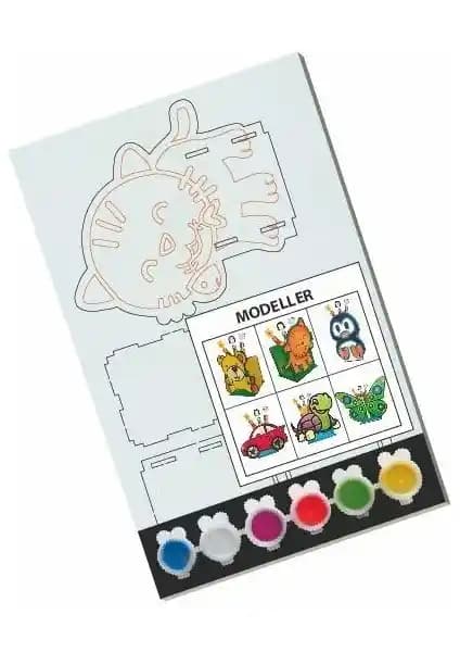 Kumtoys Ahşap Kalemlik ve Kumbara: Dayanıklı ve Estetik Çocuk Odası Dekoratif Ürünü