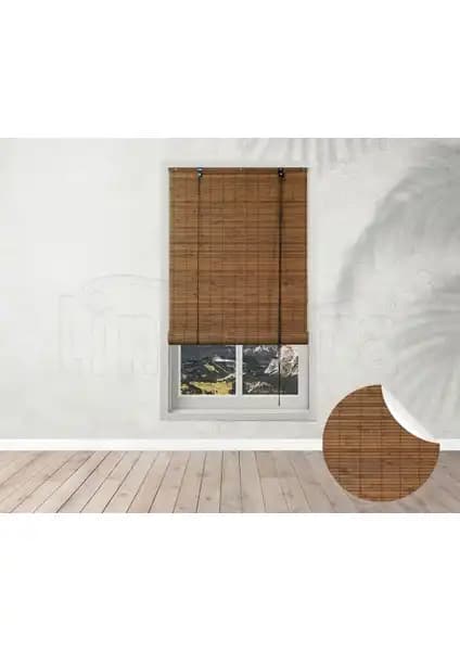 Linadora Bambu Stor Mokka ve Tekzen Bambu Store Perde Karşılaştırması 1