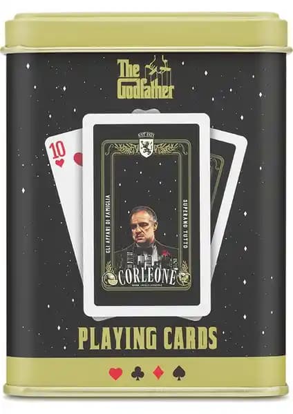 Mabbels The Godfather Iskambil Kağıdı Metal Kutusu ile Şık ve Dayanıklı Oyun Deneyimi