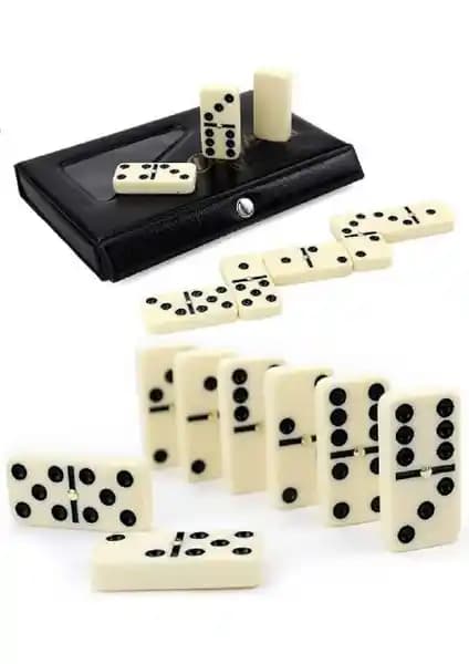 Miajima Fildişi Seramik Büyük Boy Domino Taşı Seti Şıklık ve Kullanışlılık Sunar