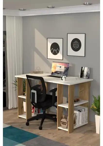 Moonlife Hipo Çalışma Masası ve Kitaplıklı Masa Karşılaştırması 1