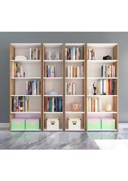 Nur Mobilya 4'lü ve 5'li Arkalıklı Kitaplık Karşılaştırması ve Özellikleri 1