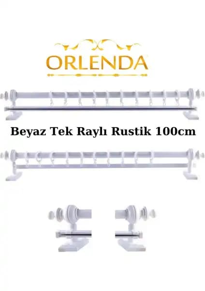 Orlenda Rustik Korniş Karşılaştırması: Meşe Raysız ve Tek Raylı Modellerin Özellikleri 2