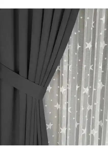 Perde Karşılaştırması: BD Beyaz Dokuma Antrasit Gri ve Erdoğanlar Koza Ada Kahverengi