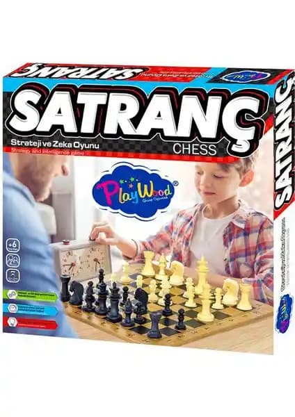 Playwood Ahşap Satranç: Şık ve Dayanıklı Tasarımıyla Strateji Oyunları