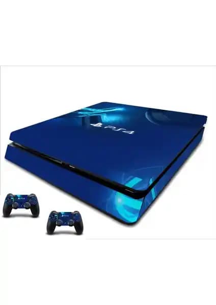 PS4 Slim için çeşitli tasarımlarla kişiselleştirilebilir sticker seti