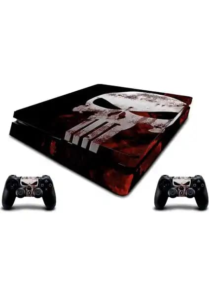 PS4 Slim Punisher Sticker Seti ile Konsolunuza Özgünlük Katın ve Kişiselleştirin