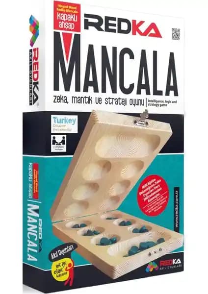 Redka Ahşap Kapaklı Mangala: Modern ve Şık Tasarımlı Strateji Oyunu