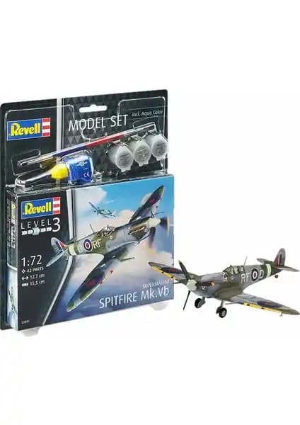 Revell Spitfire Model Seti 1:72 Ölçekli Detaylı ve Kolay Montajlı Hobi Ürünü
