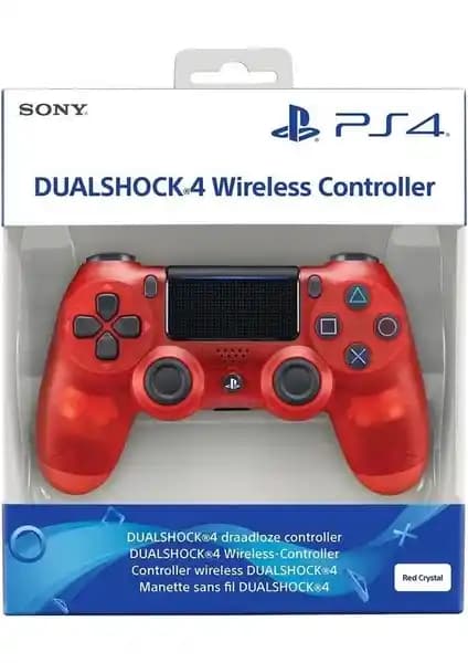 Sony PS4 Dualshock 4 Kırmızı Crystal Oyun Kolu: Şık Tasarım ve Yüksek Performans