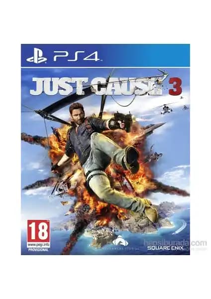 Square Enix Just Cause 3 PS4 Oyunu Geniş Açık Dünya ve Aksiyon Deneyimi