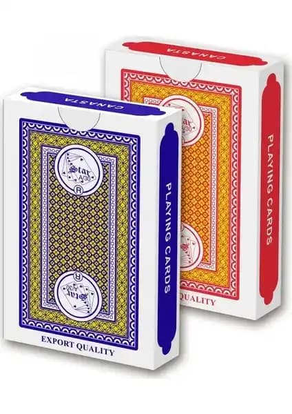 Star A/30 Çift Deste Iskambil Kartları: Kaliteli ve Dayanıklı Oyun Seti