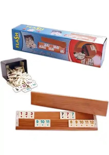 Star Oyun Aletleri Flash Ahşap Okey Takımı: Dayanıklı ve Şık Masa Oyunu Seti