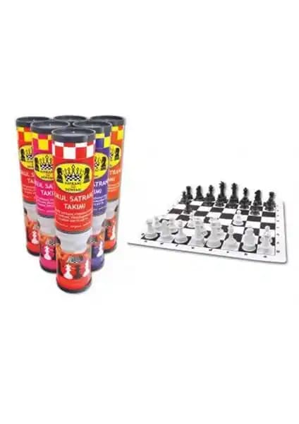 Star Oyun Satranç Dünyası Rulo Silindir Seti Çocuklar ve Gençler İçin Zeka Geliştirici