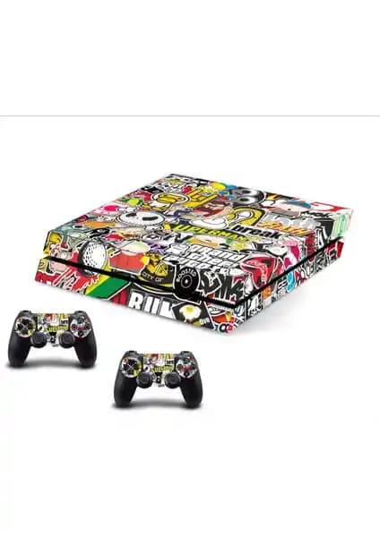 StickerMarket PS4 Sticker Bomb ile Konsolunuzu Kişiselleştirin ve Koruyun