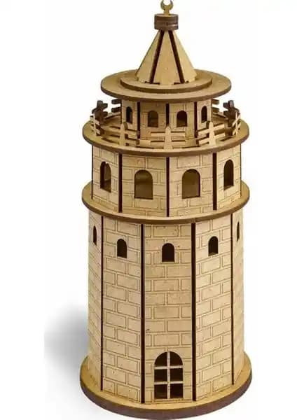 Südor Wood Ahşap Kendin Yap Galata Kulesi Maket İncelemesi ve Detayları