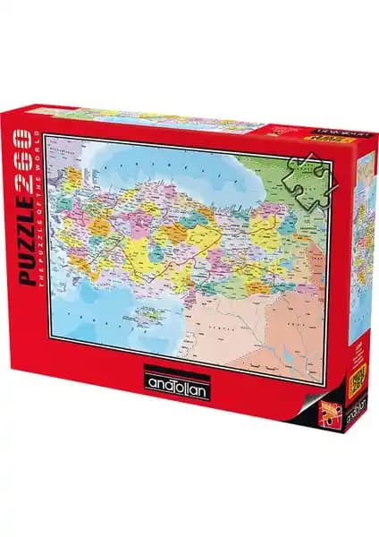 Türkiye Siyasi Haritasını Öğrenmek İçin Anatolian 260 Parça XL Puzzle Detaylı İnceleme