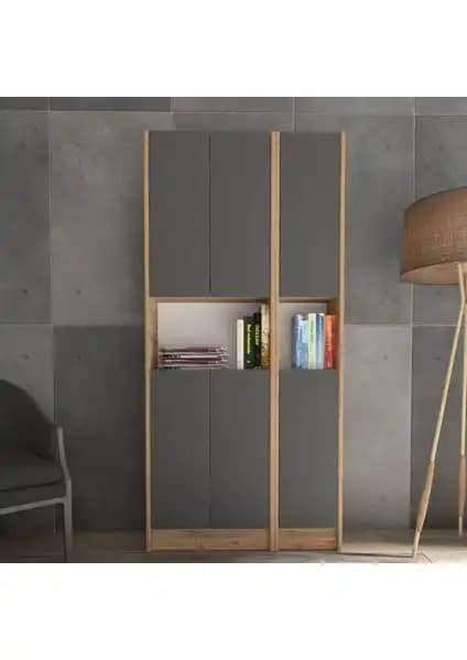 Yeti Mobilya Kuta FLAT85 Serisi Kitaplık Karşılaştırması 3 ve 6 Kapaklı Modeller Özellikleri 2