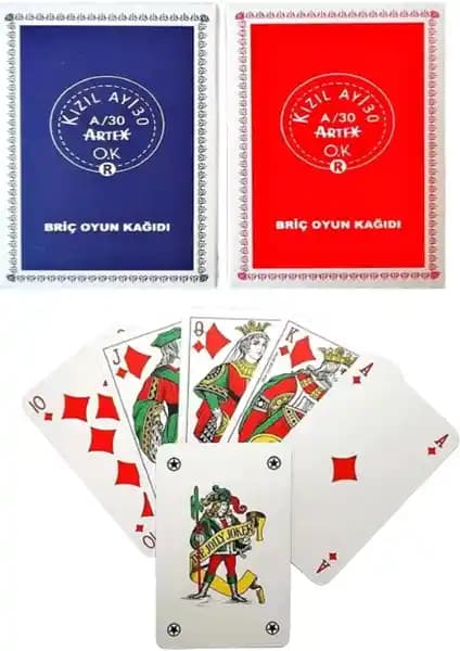 Yüksek Kaliteli Kızıl Ayı30 Artex A/30 Oyun Kağıdı ile Eğlenceli Masa Oyunları Deneyimi