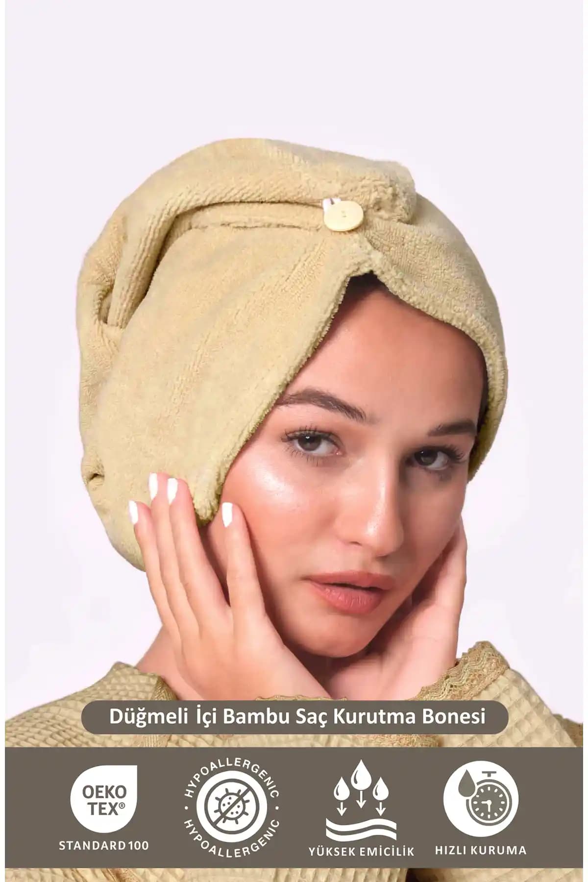 Ellia Soft Kalın Mikrofiber Saç Kurutma Bonesi: Hızlı ve Sağlıklı Saç Kurutma Çözümü