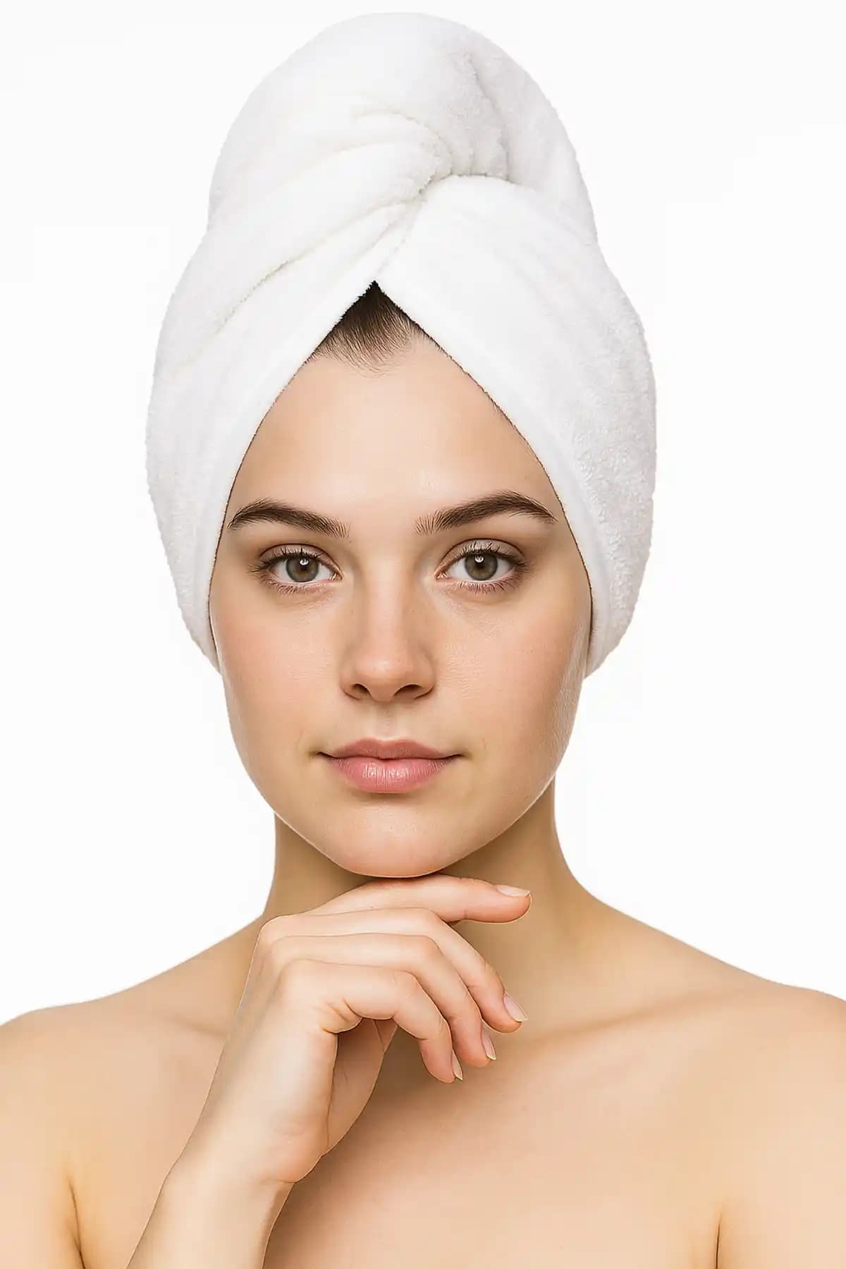 Embays Collection Düğme Lastikli Saç Havlusu: Pratik ve Şık Tasarım ile Günlük Bakımın Vazgeçilmezi