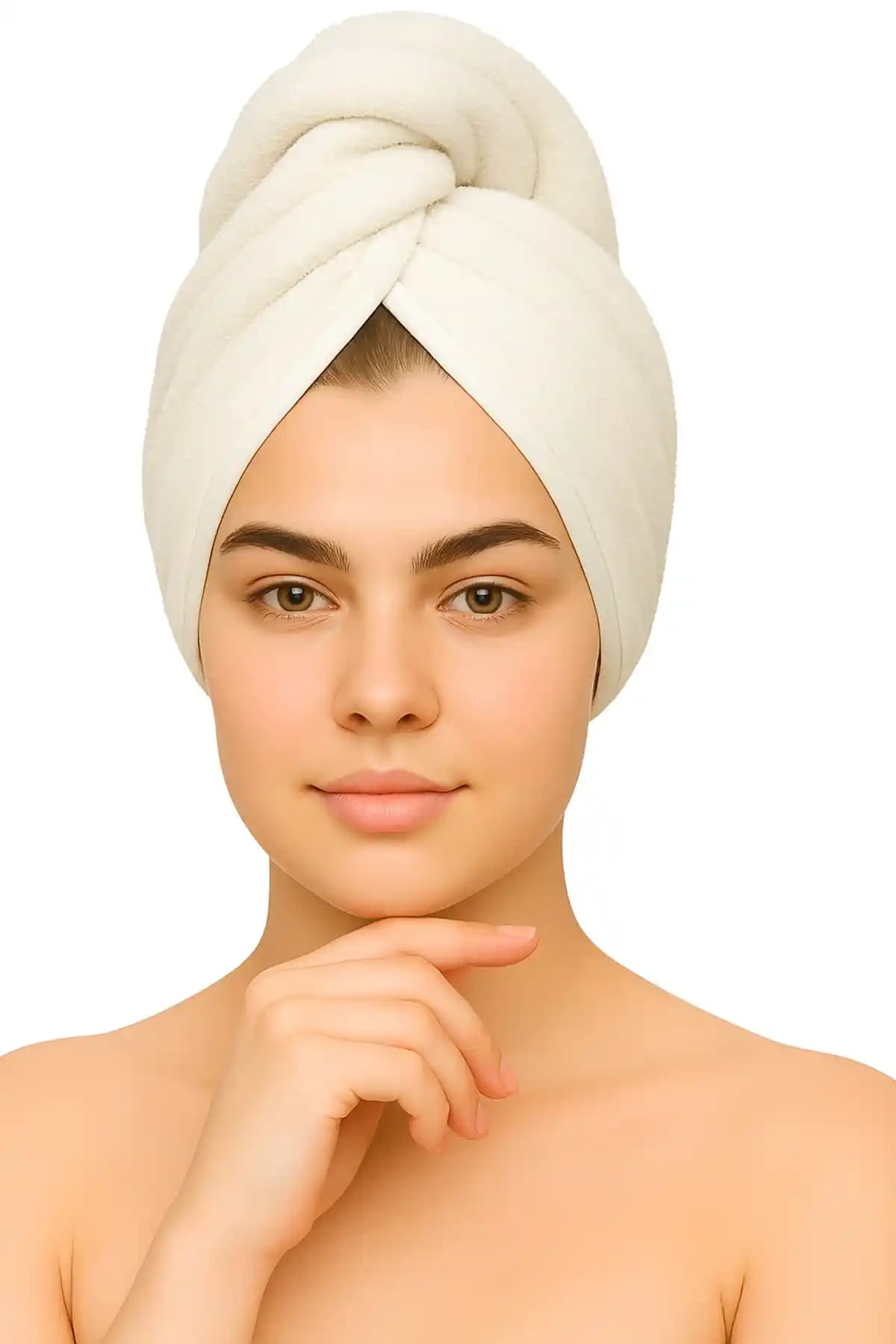 Embays Collection Düğme Lastikli Saç Havlusu: Şık ve Fonksiyonel Tasarım ile Günlük Kullanım