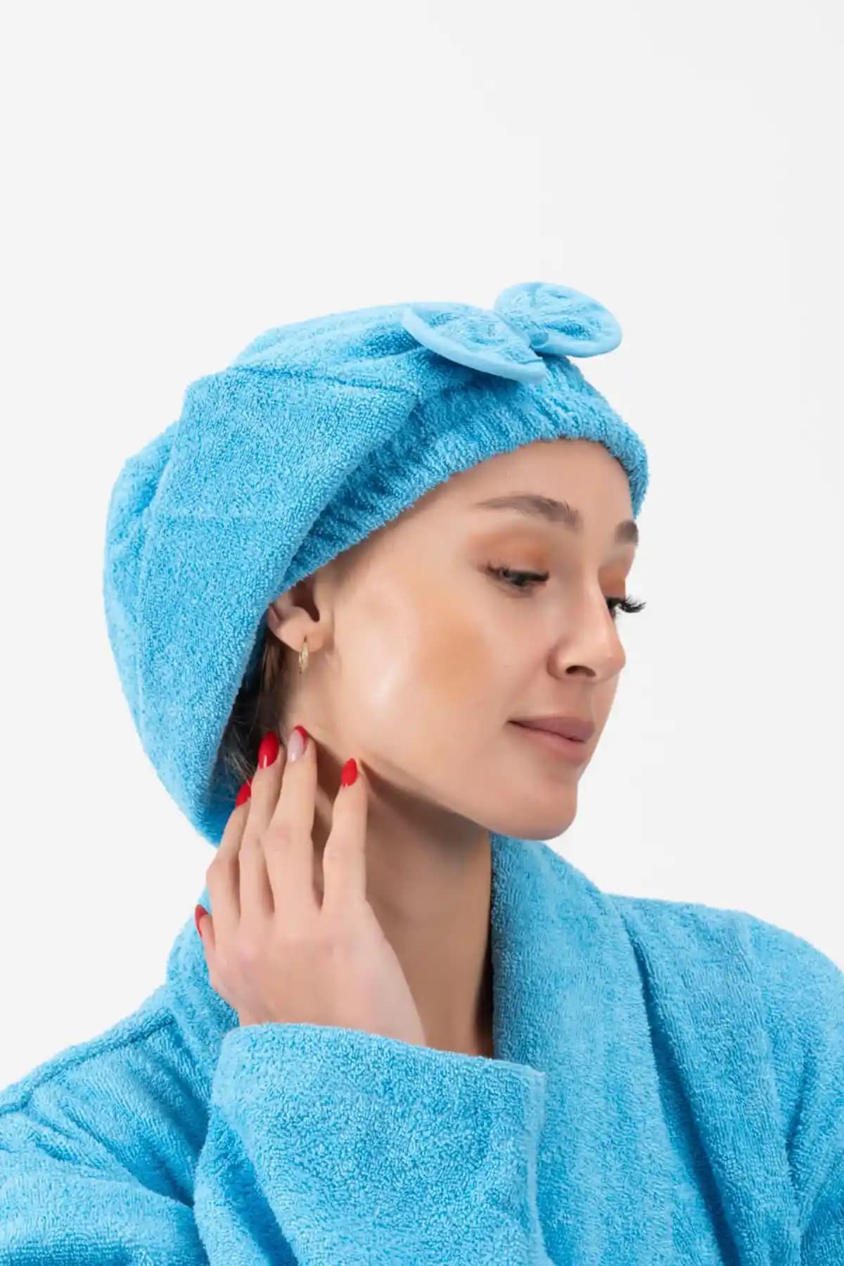 Ender Home CottonVerse Pamuk Saç Kurulama Bonesi Yüksek Kalite ve Fonksiyonellik