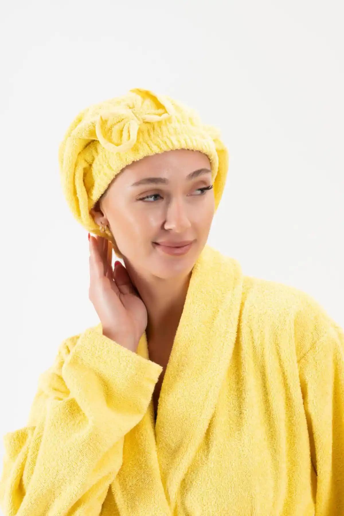 Ender Home CottonVerse Saç Kurulama Bonesi: Doğal Malzemeden Şık ve Fonksiyonel Tasarım