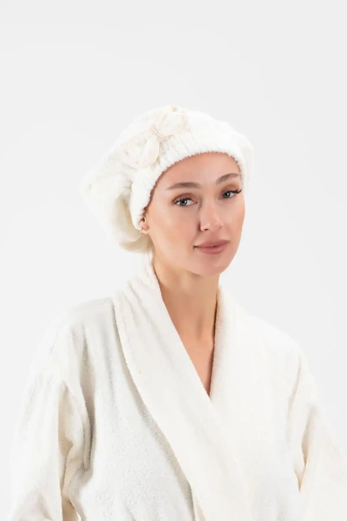 Ender Home CottonVerse Saç Kurulama Bonesi - Yüksek Kalite ve Çok Yönlü Kullanım