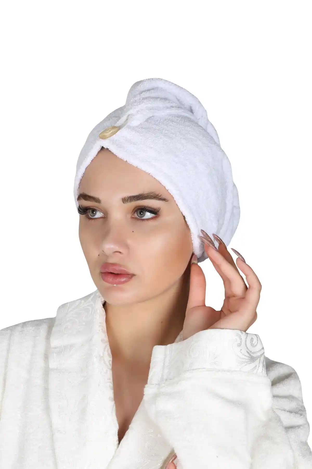 Esmen Beyaz Düz Havlu Saç Bonesi: Yüksek Emicilik ve Konfor Sunan Günlük Kullanım Ürünü