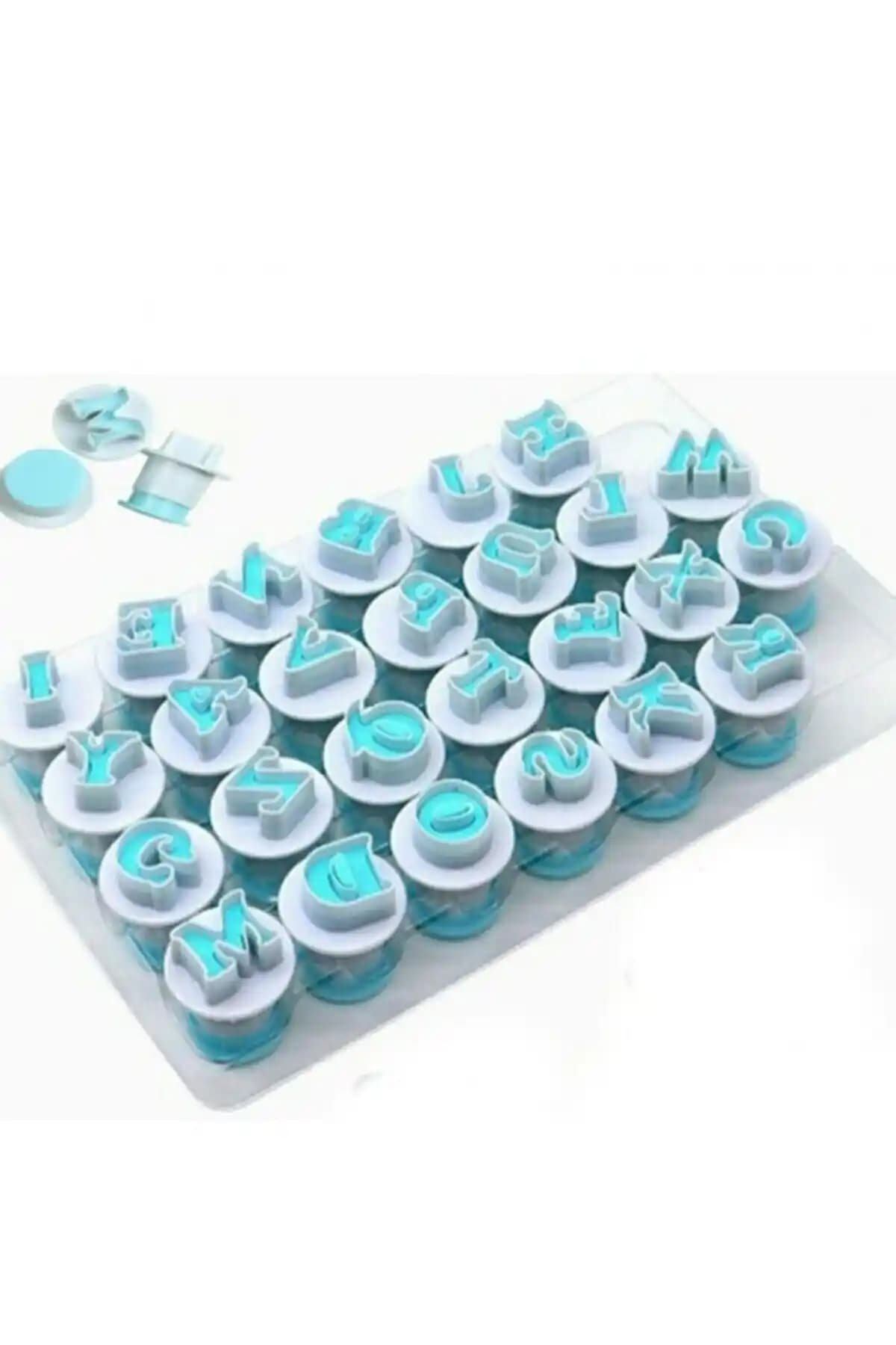 Genel Markalar Büyük Harf Alfabe Seti Pasta ve Tatlı Dekorasyonu İçin Uygun