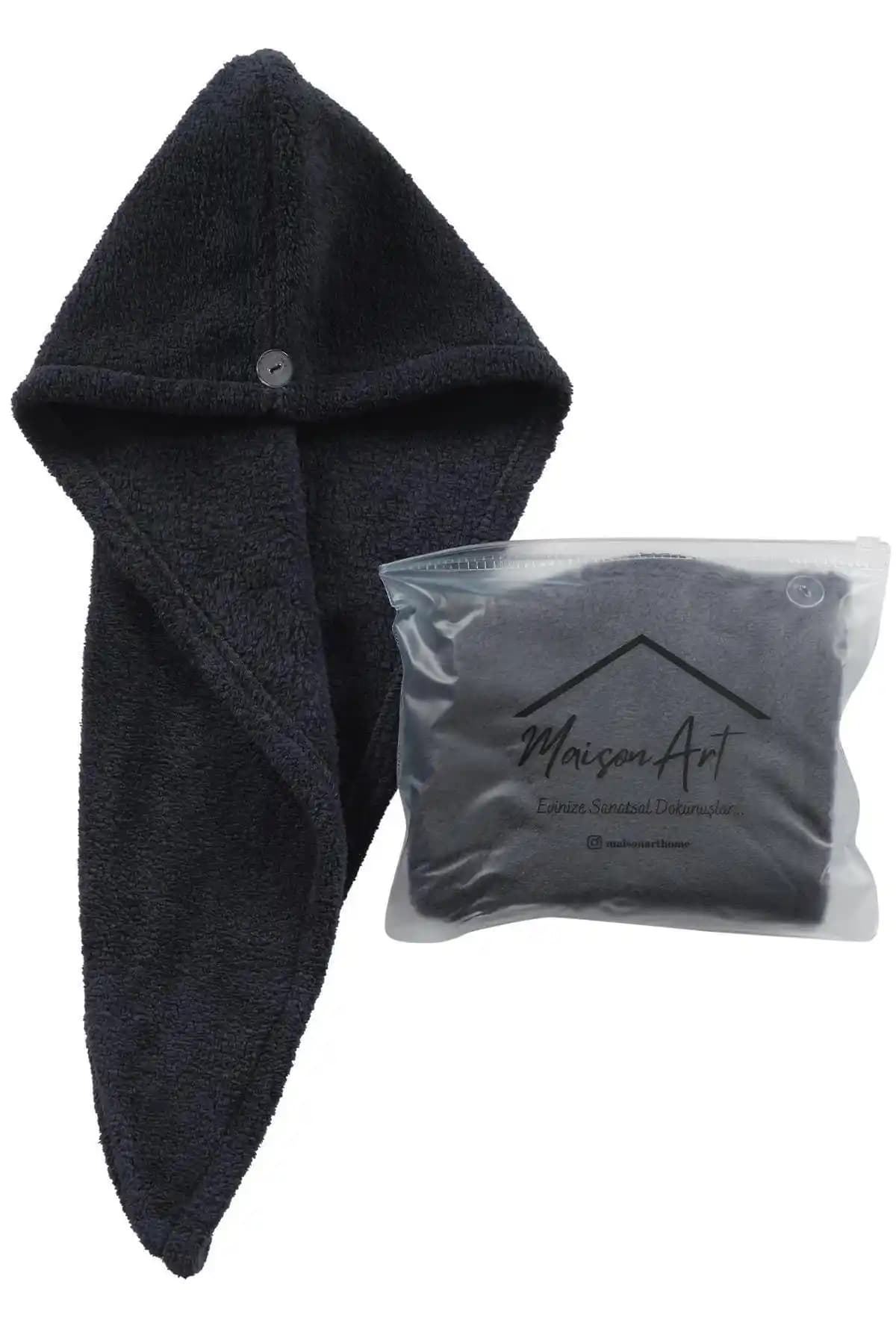 MaisonArt Dry Saç Kurutma Bonesi ve Saç Havlusu - Yüksek Kalite ve Pratik Kullanım