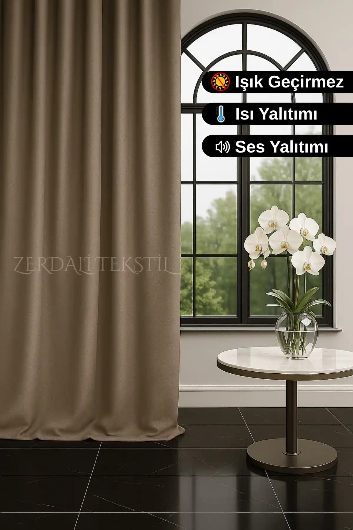 Modern Tasarımlı ve Fonksiyonel ZerdaLİteksİl Blackout Perde Modeli