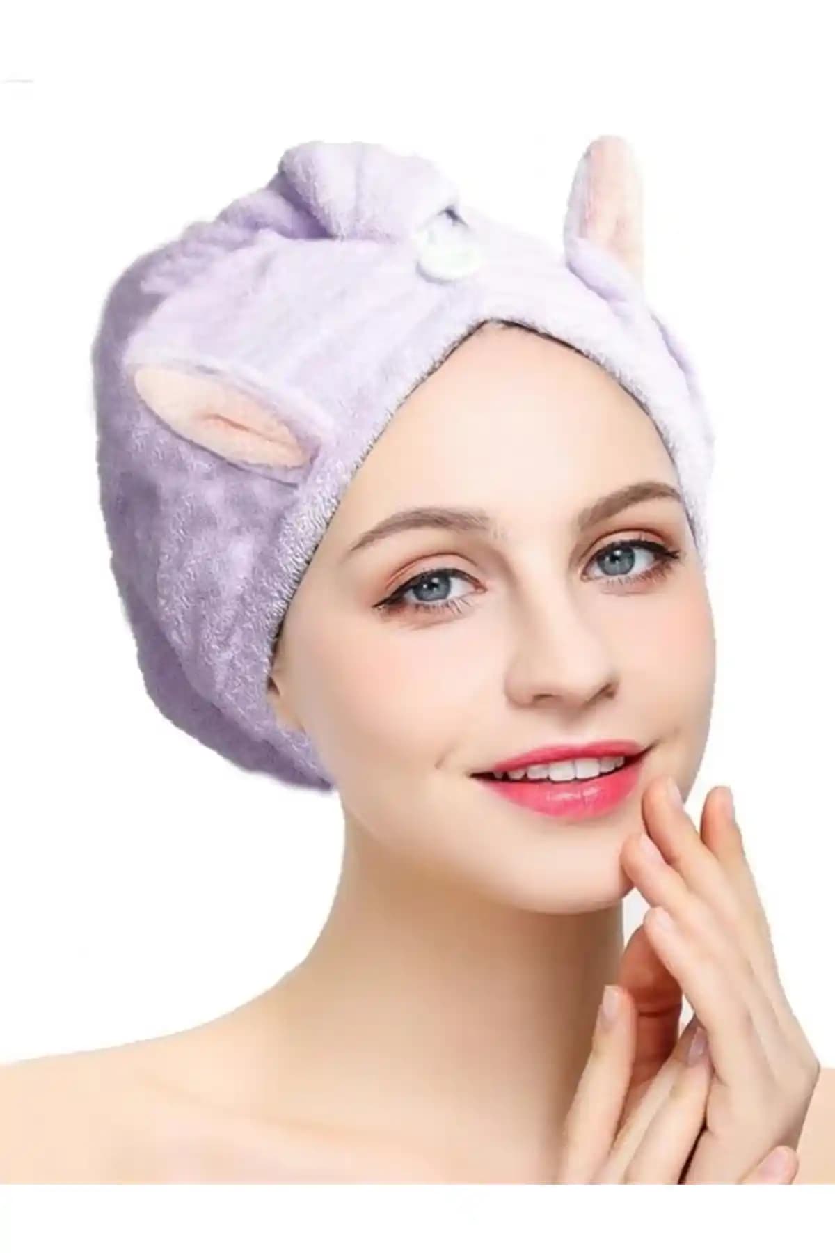 SB SizinBazar Lila Pamuklu Saç Kurulama Bonesi İnceleme ve Kullanıcı Yorumları