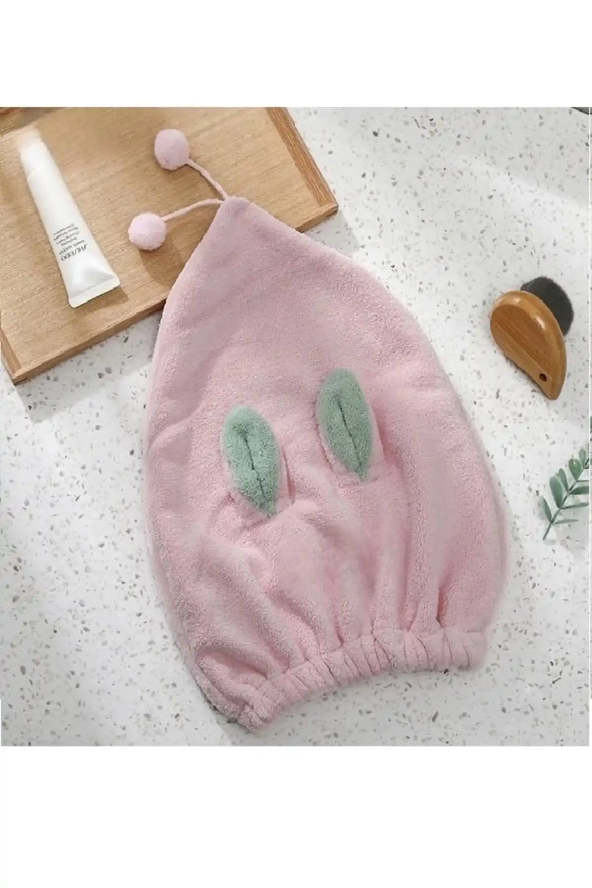 SB SizinBazar Pembe Tavşan Saç Bonesi: Renkli ve Konforlu Banyo Aksesuarı Seçenekleri