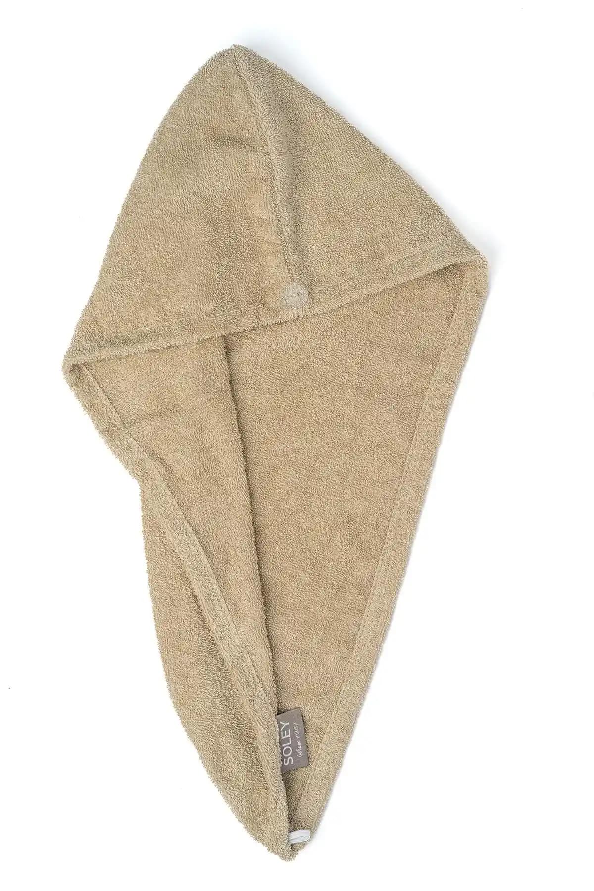 Soley Talya Serisi Pamuk Saç Havlusu Yüksek Emicilik ve Şıklık Sunar