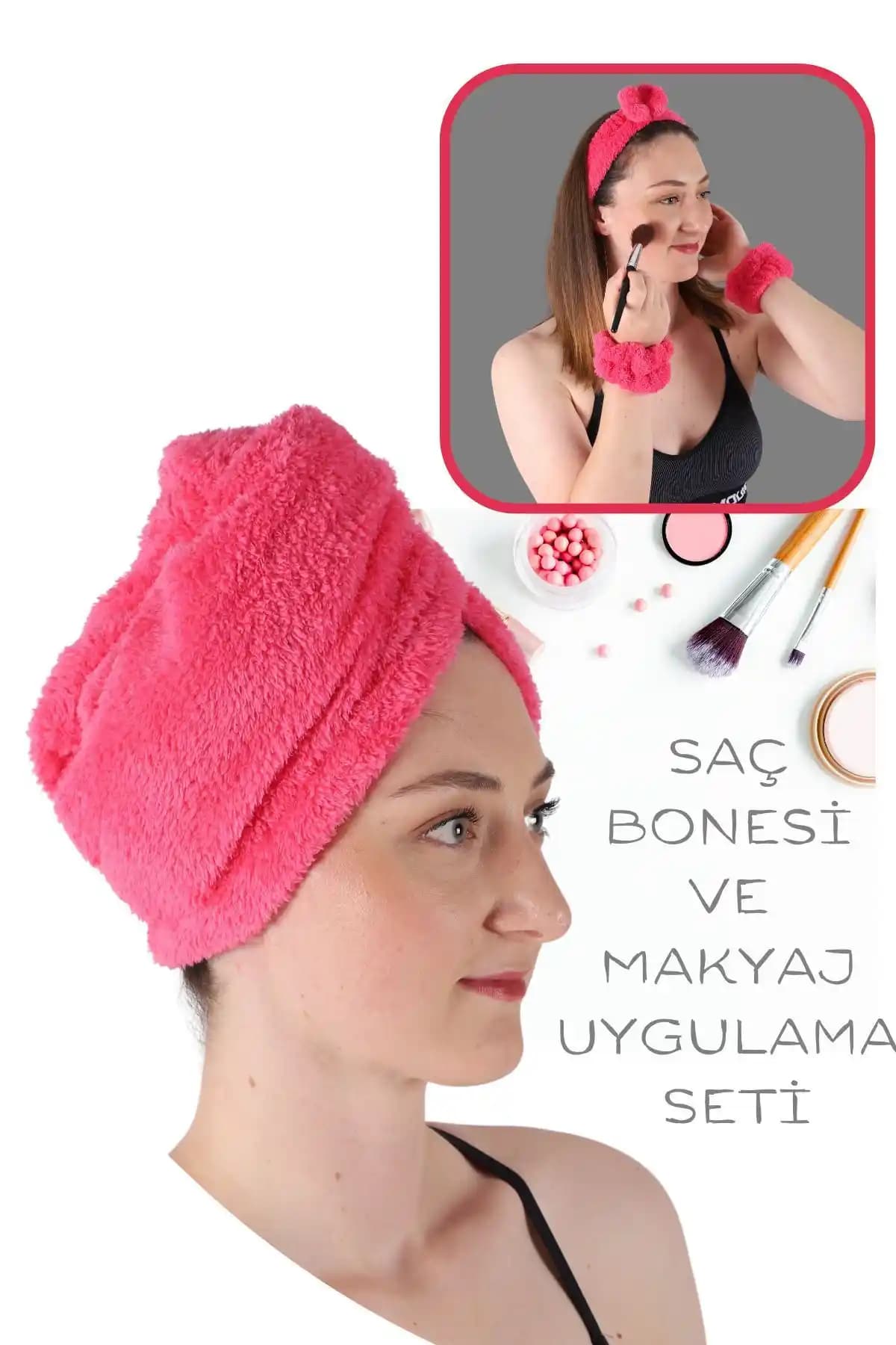 Vosvera Saç Kurulama Bonesi ve Makyaj Uygulama Seti: Konforlu ve Çok Yönlü Kullanım İmkanı