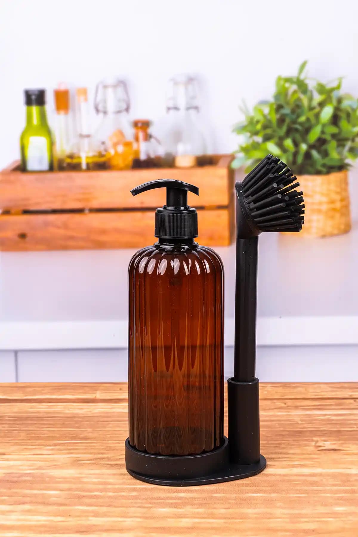 Yu<muş>ak Silikon Fırçalı Tezgah Üstü Sıvı Sabunluk Takımı Detaylı İnceleme ve Kullanım Avantajları