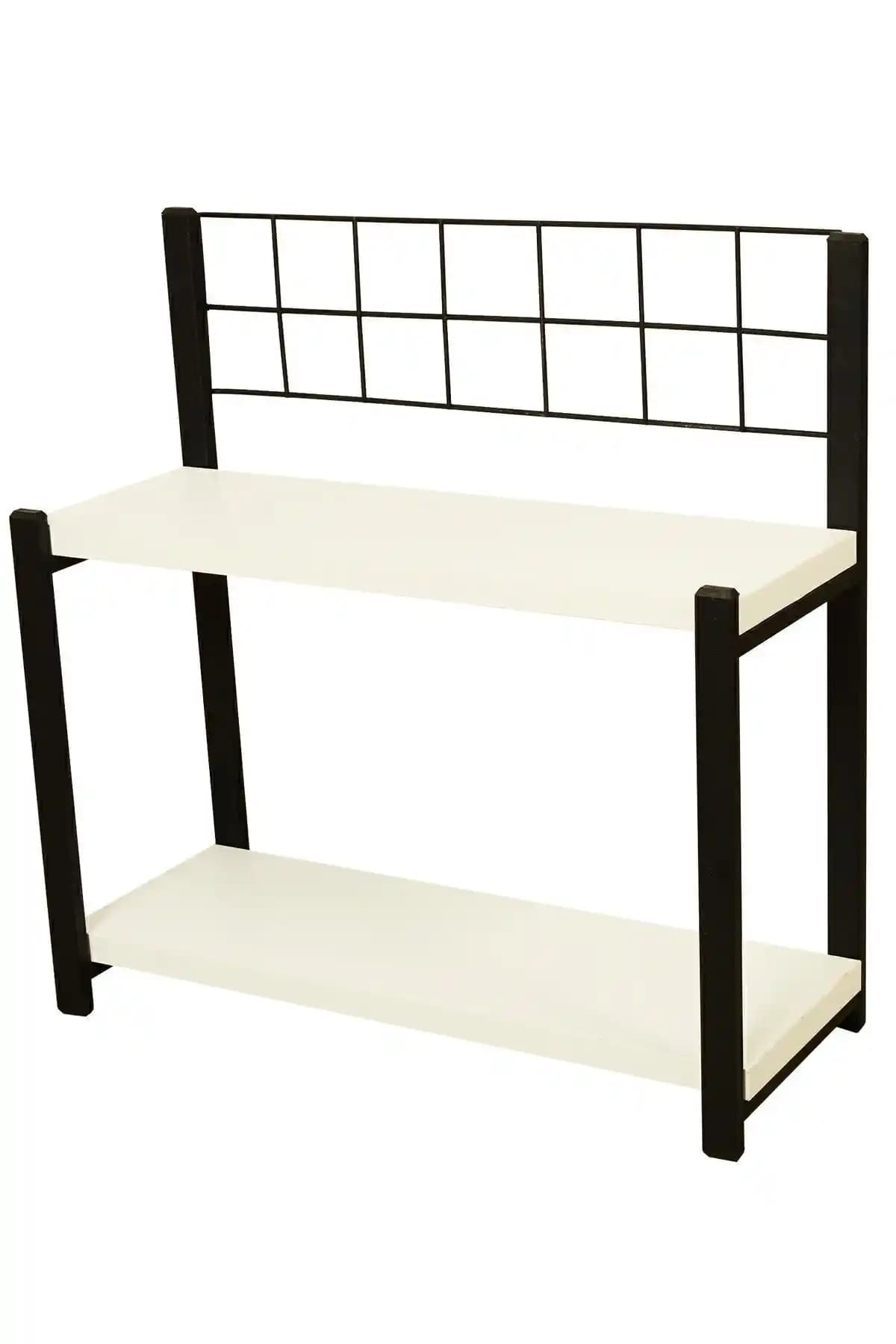 Blackdizayn Metal Beyaz Tezgah Üstü Telli Baharatlık Masaüstü Düzenleyici Özellikleri