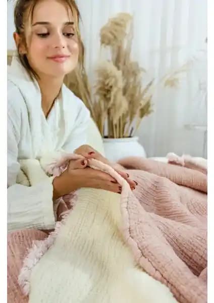 Destiny Hometex 6 Kat Müslin Çift Kişilik Yorgan 220x240 cm Konforlu Uyku