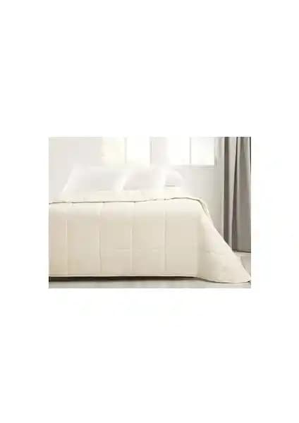 English Home Layna Yıkanabilir Doğal Yün Tek Kişilik Yorgan 155x215 cm Krem